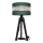 Stolní lampa HELEN 1xE27/60W/230V zelená/zlatá/borovice