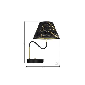 Stolní lampa HERMES 1xE27/60W/230V