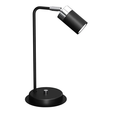 Stolní lampa JOKER 1xGU10/25W/230V černá/lesklý chrom