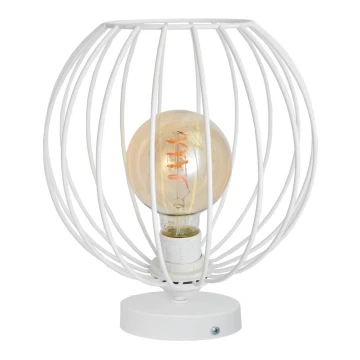 Stolní lampa MERCURE 1xE27/60W/230V bílá