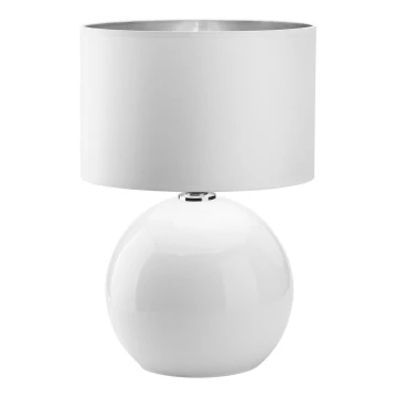 Stolní lampa PALLA 1xE27/15W/230V bílá