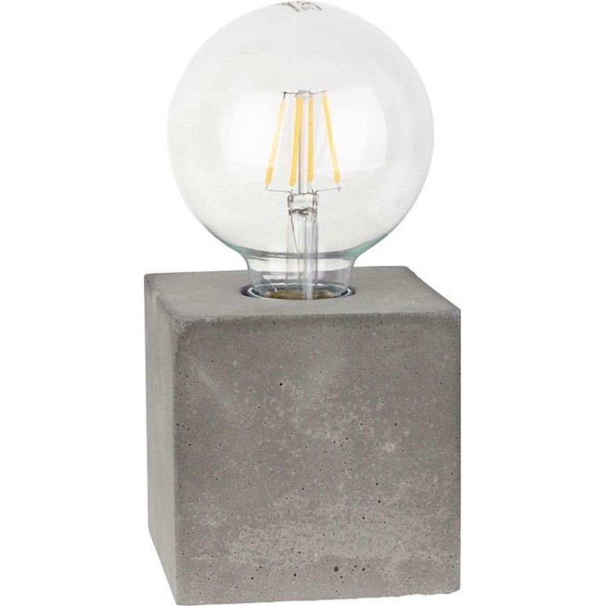 Stolní lampa STRONG 1xE27/25W/230V beton – FSC certifikováno