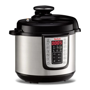 Tefal - Multifunkční elektrický tlakový hrnec ALL IN ONE POT 1100W/230V chrom/černá