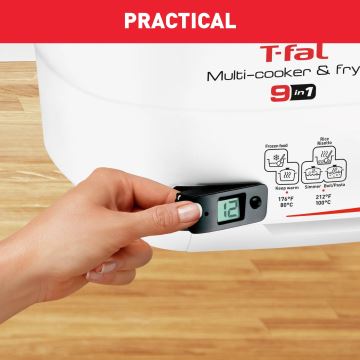 Tefal - Multifunkční fritéza 9v1 VERSALIO DE LUXE 1600W/230V 2 l bílá