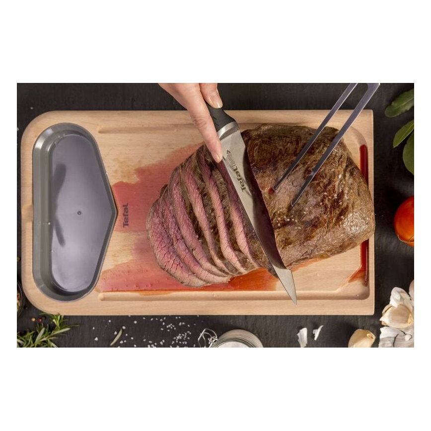 Tefal - Nerezový nůž chef ICE FORCE 20 cm chrom/černá