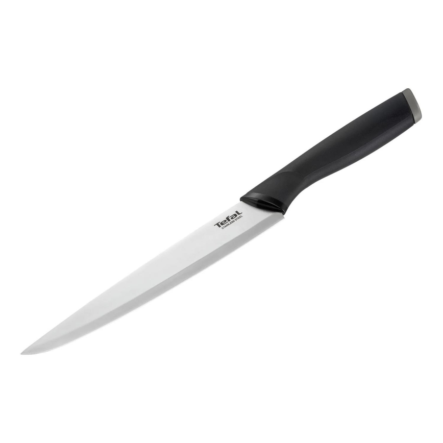 Tefal - Nerezový nůž porcovací COMFORT 20 cm chrom/černá