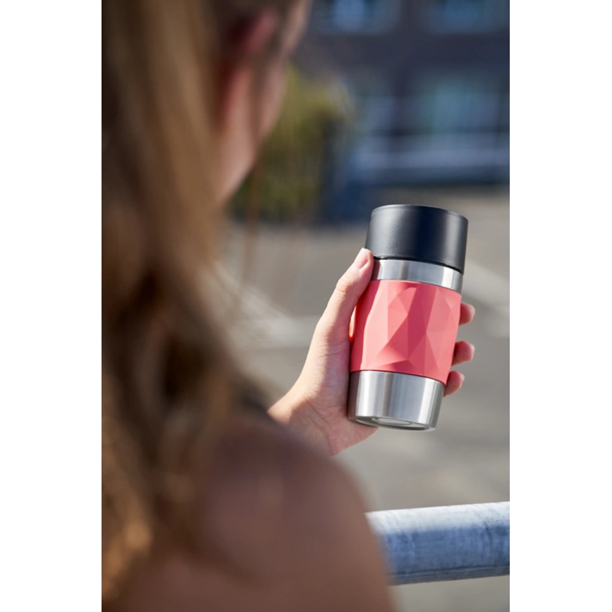 Tefal - Termohrnek 300 ml COMPACT MUG nerez/červená