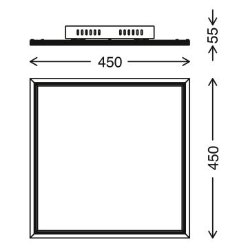 Telefunken 301606TF - LED RGBW Stmívatelný panel LED/24W/230V 4000K + dálkové ovládání