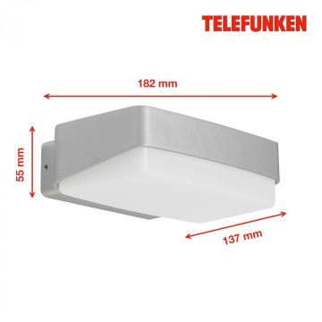 Telefunken 312204TF - LED Venkovní nástěnné svítidlo LED/14W/230V IP44