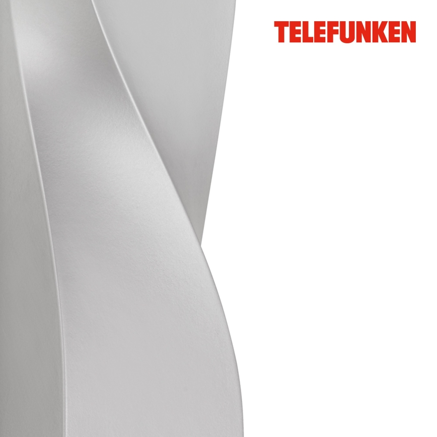 Telefunken 312704TF - LED Venkovní nástěnné svítidlo 2xLED/5,5W/230V IP44 stříbrná