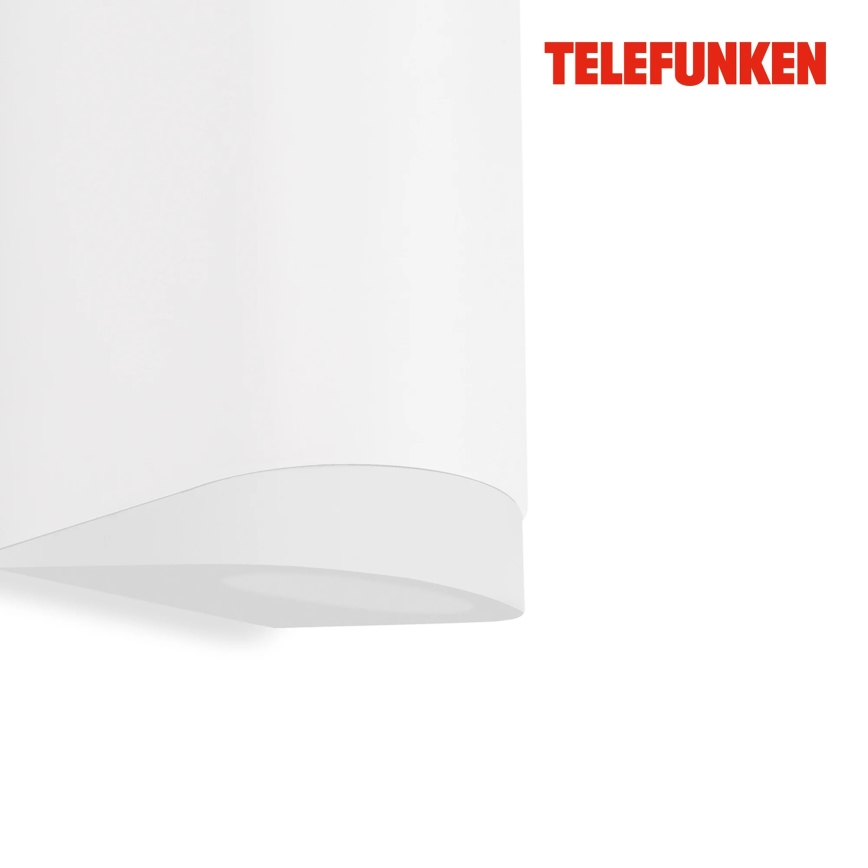 Telefunken 314906TF - LED Venkovní nástěnné svítidlo 2xGU10/5W/230V IP44 bílá