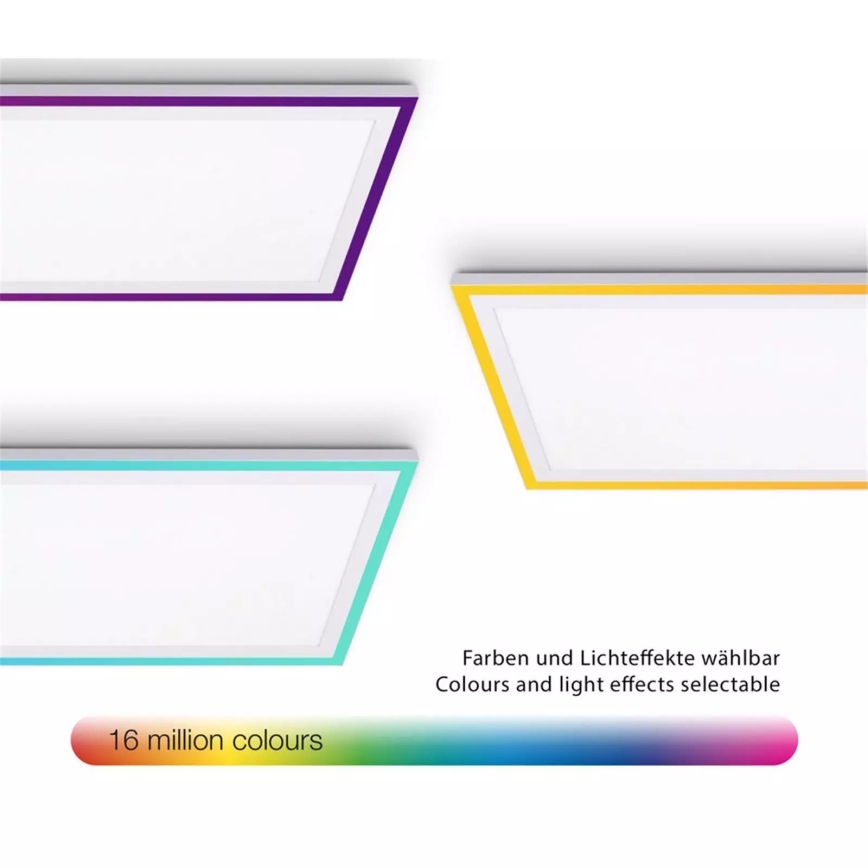 Telefunken 321706TF - LED RGB Stmívatelný panel LED/24W/230V 3000-6500K + dálkové ovládání