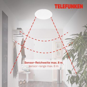 Telefunken 601306TF - LED Koupelnové stropní svítidlo se senzorem LED/20W/230V IP44 pr. 40 cm