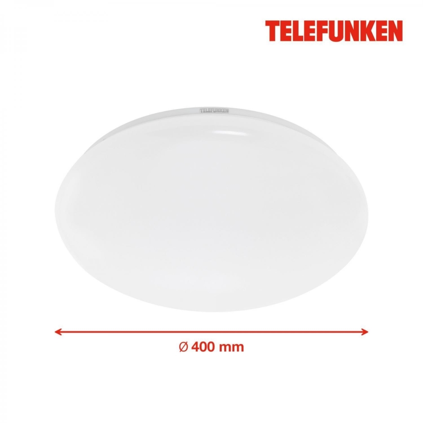 Telefunken 601306TF - LED Koupelnové stropní svítidlo se senzorem LED/20W/230V IP44 pr. 40 cm