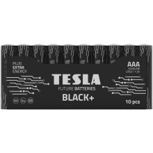 Tesla Batteries - 10 ks Alkalická baterie AAA BLACK+ 1,5V 1200 mAh