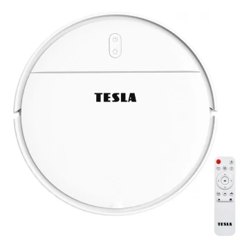 TESLA Electronics RoboStar - Chytrý robotický vysavač 2v1 2500 mAh Wi-Fi Tuya bílá + dálkové ovládání