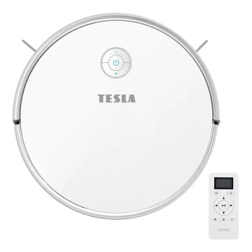 TESLA Electronics RoboStar - Chytrý robotický vysavač 2v1 2600 mAh Wi-Fi bílá + dálkové ovládání