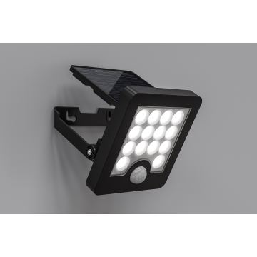 Top Light - LED Solární nástěnný reflektor se senzorem HELEON S LED/5W/3,7V IP65 4000K