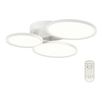 Top Light - LED Stmívatelný přisazený lustr MERKUR LED/50W/230V 3000-6500K bílá + dálkové ovládání