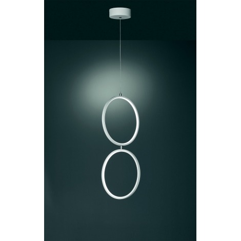 Trio - LED Stmívatelný lustr na lanku RONDO 2xLED/11W/230V