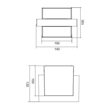 Trio - LED Venkovní nástěnné svítidlo MITCHELL LED/7,5W/230V IP54