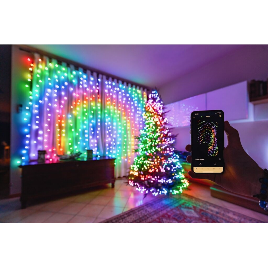 Twinkly - LED RGB Stmívatelný venkovní vánoční řetěz STRINGS 250xLED 23,5m IP44 Wi-Fi