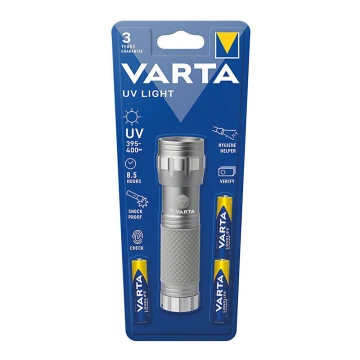 Varta 15638101421 - LED Svítilna UV LIGHT UV/3xAAA