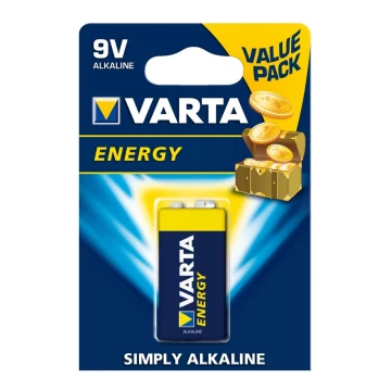 Varta 4122 - 1 ks Alkalická baterie ENERGY 9V