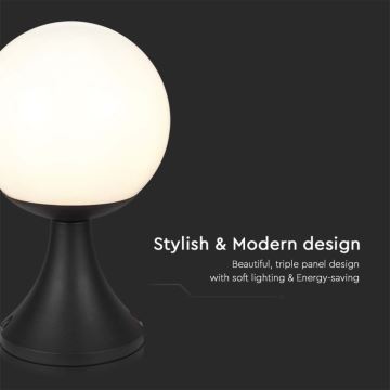 Venkovní lampa 1xE27/60W/230V IP44 33 cm černá