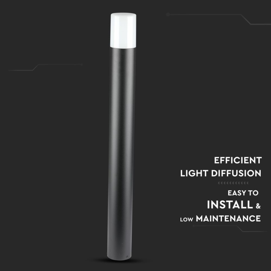 Venkovní lampa 1xGU10/35W/230V IP54 80 cm černá