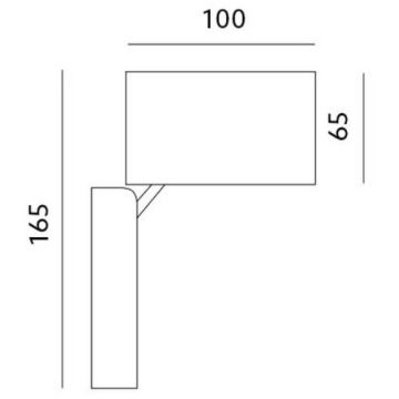 Venkovní nástěnné svítidlo 1xGU10/35W/230V IP44 šedá