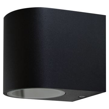 Venkovní nástěnné svítidlo BOSTON 1xGU10/10W/230V IP44 černá