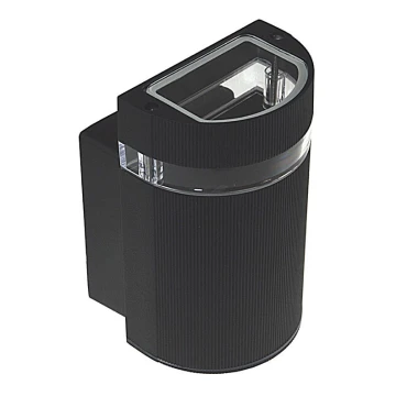 Venkovní nástěnné svítidlo KORTEK 1xGU10/30W/230V IP54 černá