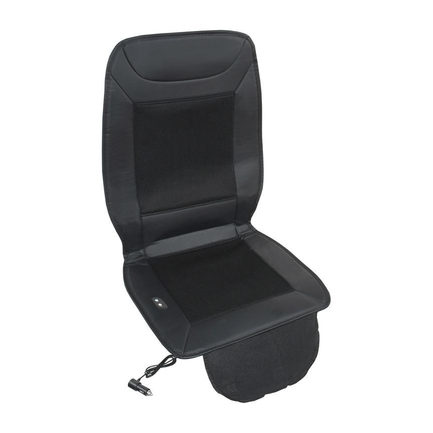 Vyhřívaný potah sedadla s ventilací 18W/12V černá