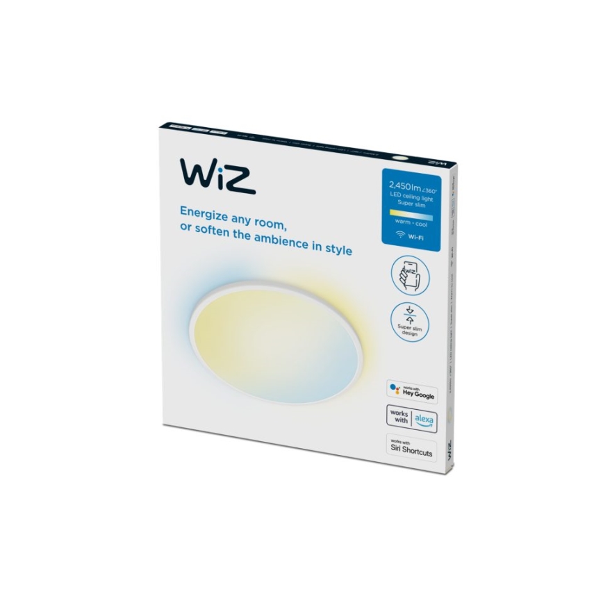 WiZ - LED Stmívatelné stropní svítidlo SUPERSLIM LED/22W/230V 2700-6500K Wi-Fi bílá