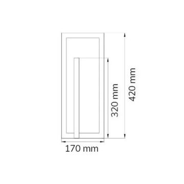 Wofi 11026 - LED Stmívatelná stolní lampa ZENIT LED/11W/230V