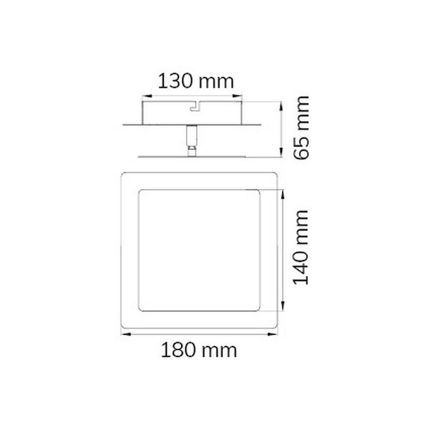 Wofi 451401709000 - LED Nástěnné svítidlo FEY LED/8W/230V chrom