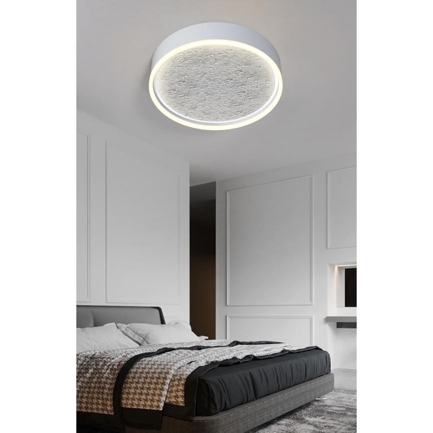 Wofi 9002-103M - LED Stmívatelné stropní svítidlo BORDEAUX LED/37W/230V stříbrná