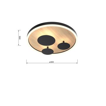 Wofi 9013-306S - LED Stmívatelné stropní svítidlo REIMS LED/26W/230V