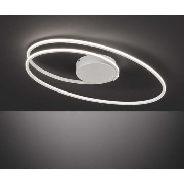 Wofi 9762.01.06.9600 - LED Stmívatelný přisazený lustr NIA LED/25W/230V bílá