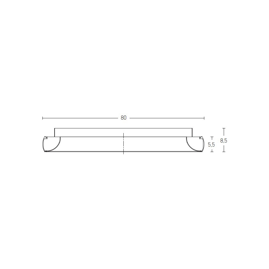 Zambelis 2056 - LED Stmívatelné stropní svítidlo LED/60W/230V pr. 80 cm černá