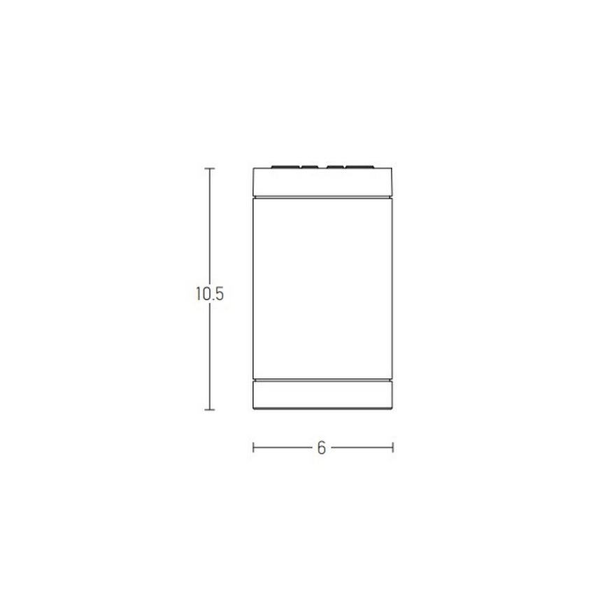 Zambelis E220 - Venkovní bodové svítidlo 1xGU10/7W/230V IP54 bílá