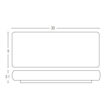 Zambelis E240 - LED Venkovní nástěnné svítidlo 2xLED/10W/230V IP65 antracit