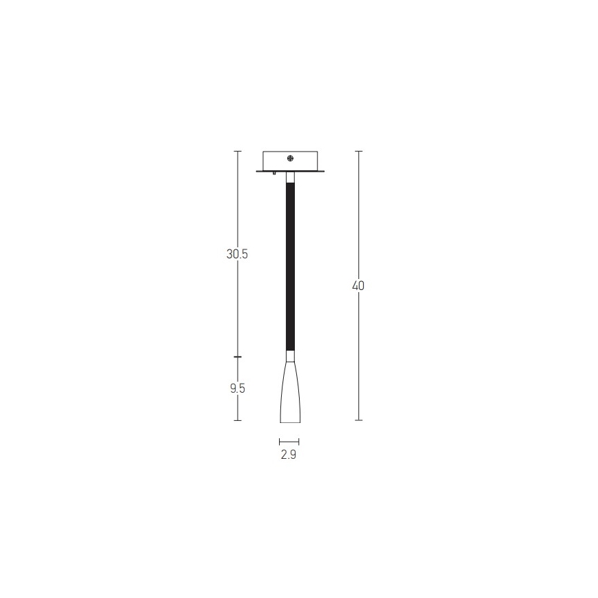 Zambelis H63 - LED Flexibilní lampička LED/3W/230V mosaz