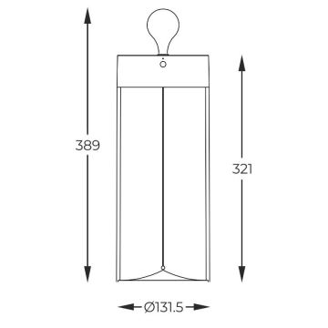 Zuma Line - LED Stmívatelná nabíjecí stolní lampa LED/1,2W/230V šedá IP54