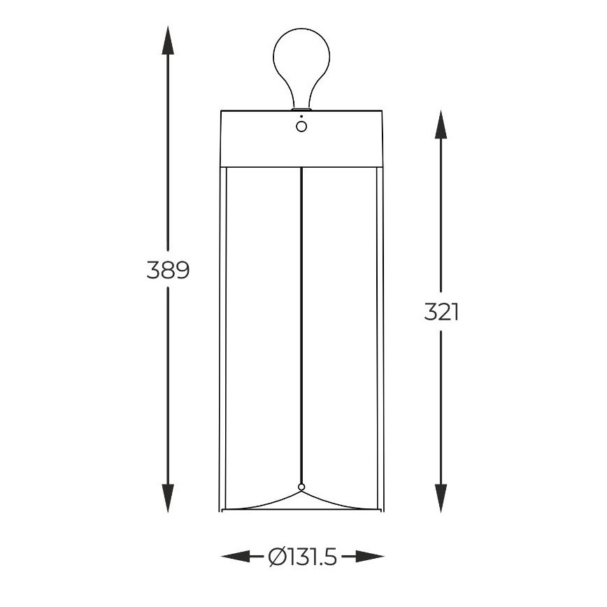 Zuma Line - LED Stmívatelná nabíjecí stolní lampa LED/1,2W/230V šedá IP54