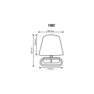 Zuma Line 2529-000-200-000-0113 - Stolní lampa 1xE14/40W/230V bambus/bílá