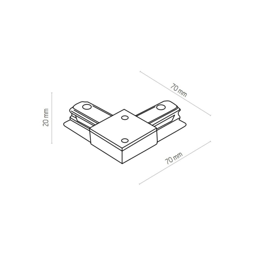 Zuma Line - Bodové svítidlo do lištového systému 8xGU10/10W/230V bílá + lištové příslušenství