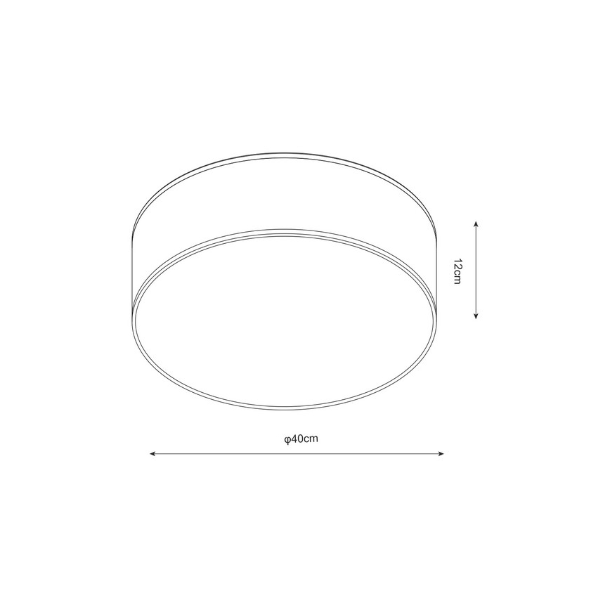 Zuma Line - Stropní svítidlo 2xE14/40W/230V bílá