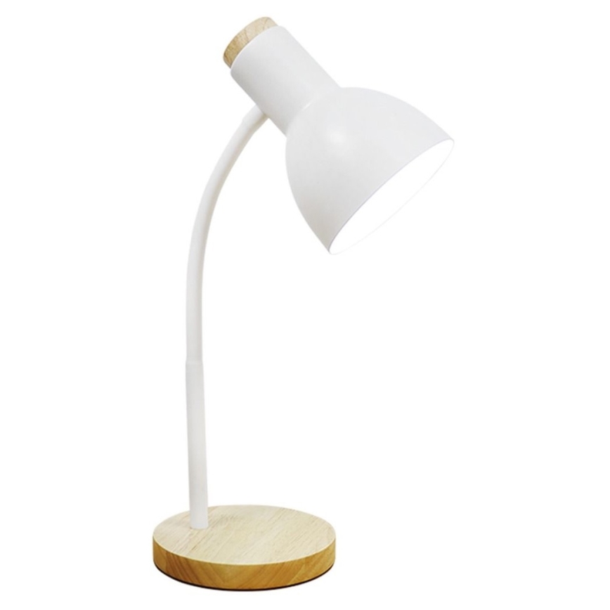 Zuma Line - Stolní lampa 1xE27/40W/230V bílá/hnědá